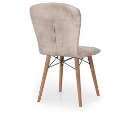 Scaun living tapitat bej Beluga Homs