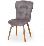 Scaun living tapitat colbalt blue Beluga Homs