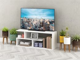 Comoda TV Parol Homs, 100 X 40 X 29 cm, alb
