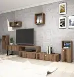 Comoda TV, New Lux Homs, nuc, 240 x 40 x 35 cm, PAL