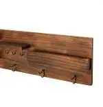 Cuier cu 7 agatatori, Andre Homs, natur, 81x28x5 cm, lemn masiv