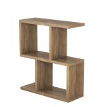 Masuta de cafea laterala, Zet Homs, nuc, 51 x 45 x 17 cm, PAL 18 mm