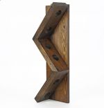 Stand sticle vin din lemn, Homs Bar, Natur, 30 x 15 x 10 cm