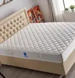 Baza de pat cu lada si tablie tapitata Safir Homs 90x 190 cm