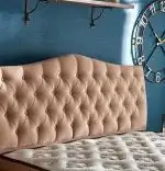 Baza de pat cu tablie si saltea Organic Cotton 90×190 cm