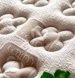 Baza de pat cu tablie si saltea Organic Cotton 90×190 cm