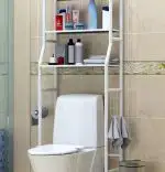 Etajera toaleta, Espace Homs, 50 x 160 x 25 cm, alb