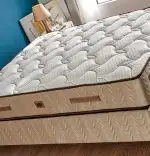 Baza de pat cu tablie si saltea Cashmere Homs 150×200 cm