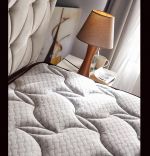 Baza de pat cu tablie si saltea Cashmere Homs 100×200 cm