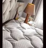 Baza de pat cu tablie si saltea Cashmere Homs 200×200 cm