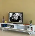 Comoda TV White Life Homs, alb, 120 x 45 x 32 cm,pal