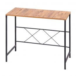 Masa calculator Fier Homs, 100 x 45 x 72 cm, nuc/negru