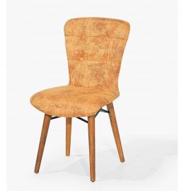 Scaun living tapitat mustar Beluga Homs