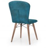 Scaun living tapitat mustar Beluga Homs