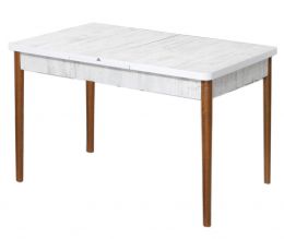 Masa extensibila Dining Homs bej maro 140 x 70 cm