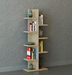 Raft de perete din pal, Zig Zag Homs, sonoma, 122 x 20 x 20 cm