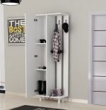 Cuier hol Nina Homs 60 x 31,6 x 170 cm, Alb