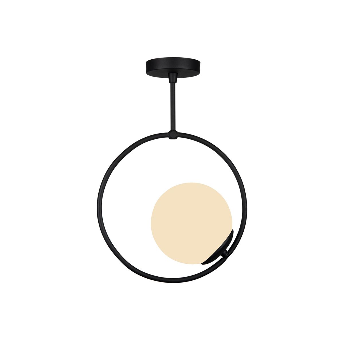 Lustra cu un glob negru-alb homs ro11128