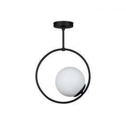 Lustra cu un glob negru-alb homs ro11128