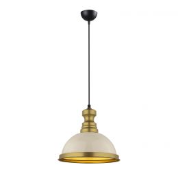 Pendul cu un glob alb-auriu homs ro11405