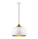 Pendul cu un glob alb-auriu homs ro11401