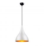 Pendul cu un glob alb-auriu homs ro11372