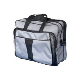 Geanta pentru laptop si documente gri Homs 41x15x30 cm