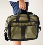 Geanta pentru laptop si documente verde Homs 41x15x30 cm