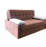 Canapea 2 locuri extensibila cu lada Merlin Homs gri