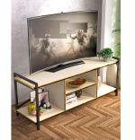 Comoda tv cadru metal,  Seria 440, Homs, 120 x 45 x 35 cm,20498
