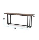 Consola  Diamond din lemn seria A-620, homs,150x30x90 cm ,30150