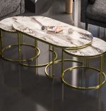 Set masuta de cafea oval Homs 3 buc,seia 440,20337