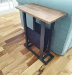 Masuta laterala cu cos depozitare lemn,a-A-620, Homs 45 x 58 x 22 cm,30131