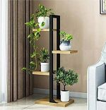 Stand etajera flori, biblioteca Homs Garden,seria A-620,lemn, 122 x44x21 cm,30310
