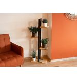 Stand etajera flori, biblioteca Homs Garden,seria A-620,lemn, 122 x44x21 cm,30310