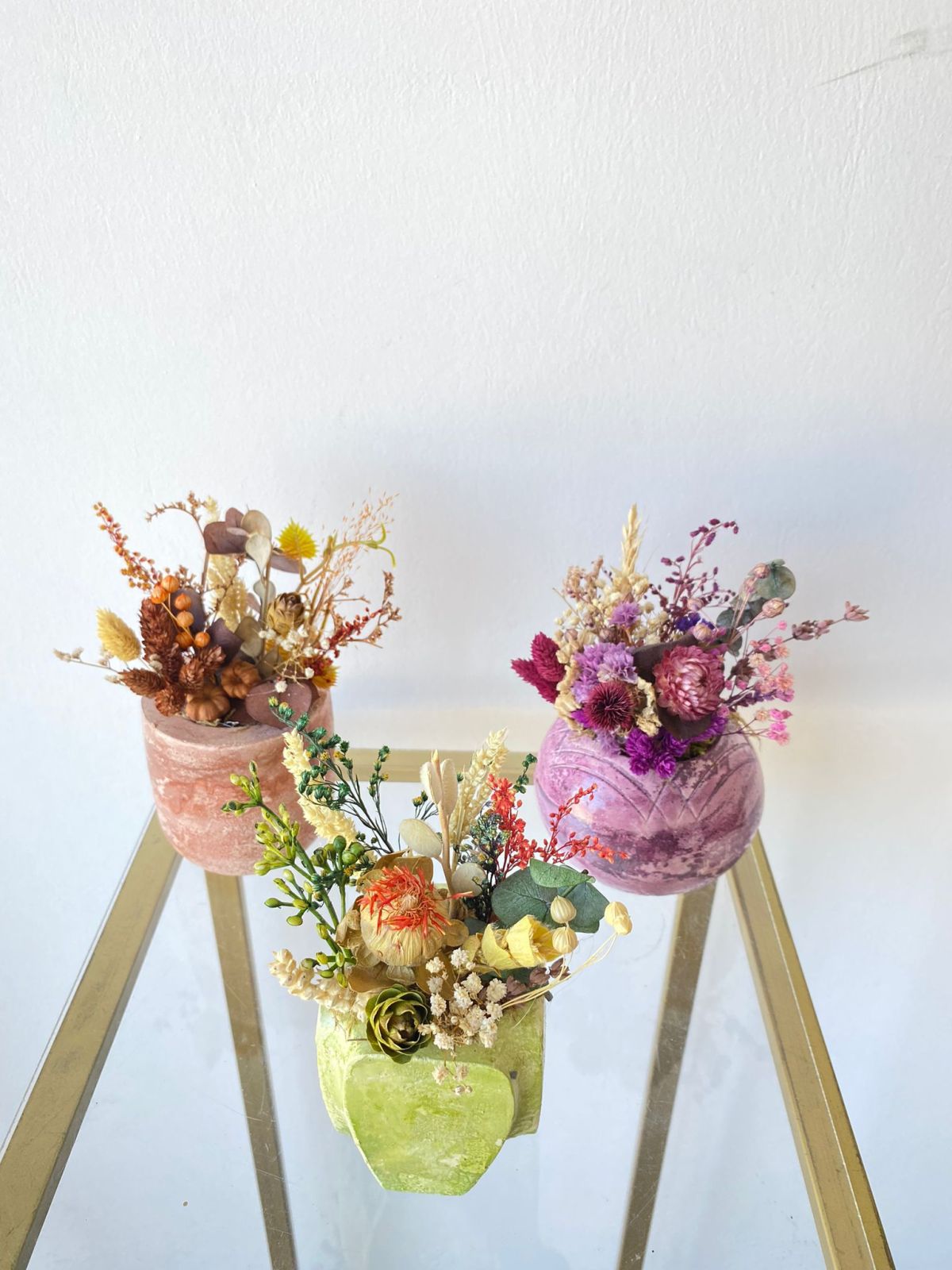 Ghiveci decorativ cu flori artificiale, homs seria A620,17x5.5x9 cm,30345