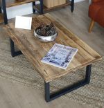 Masuta cafea lemn Homs,Seria A-620,100 x60 x 40 cm,natural,30024