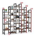 Biblioteca ,solid wood,lemn, Homs,seria A-620,218x27x210 cm ,630106
