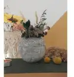 Ghiveci decorativ cu flori artificiale, homs seria A620,17x5.5x9 cm,30365