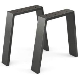 Set Masa wooden,cu 4 Scaune Bucatarie, lemn, Nuc/negru,110x70 cm, 30452SET