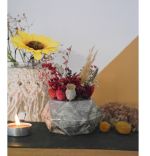 Ghiveci decorativ cu flori artificiale, homs seria A620,17x5.5x9 cm,30347