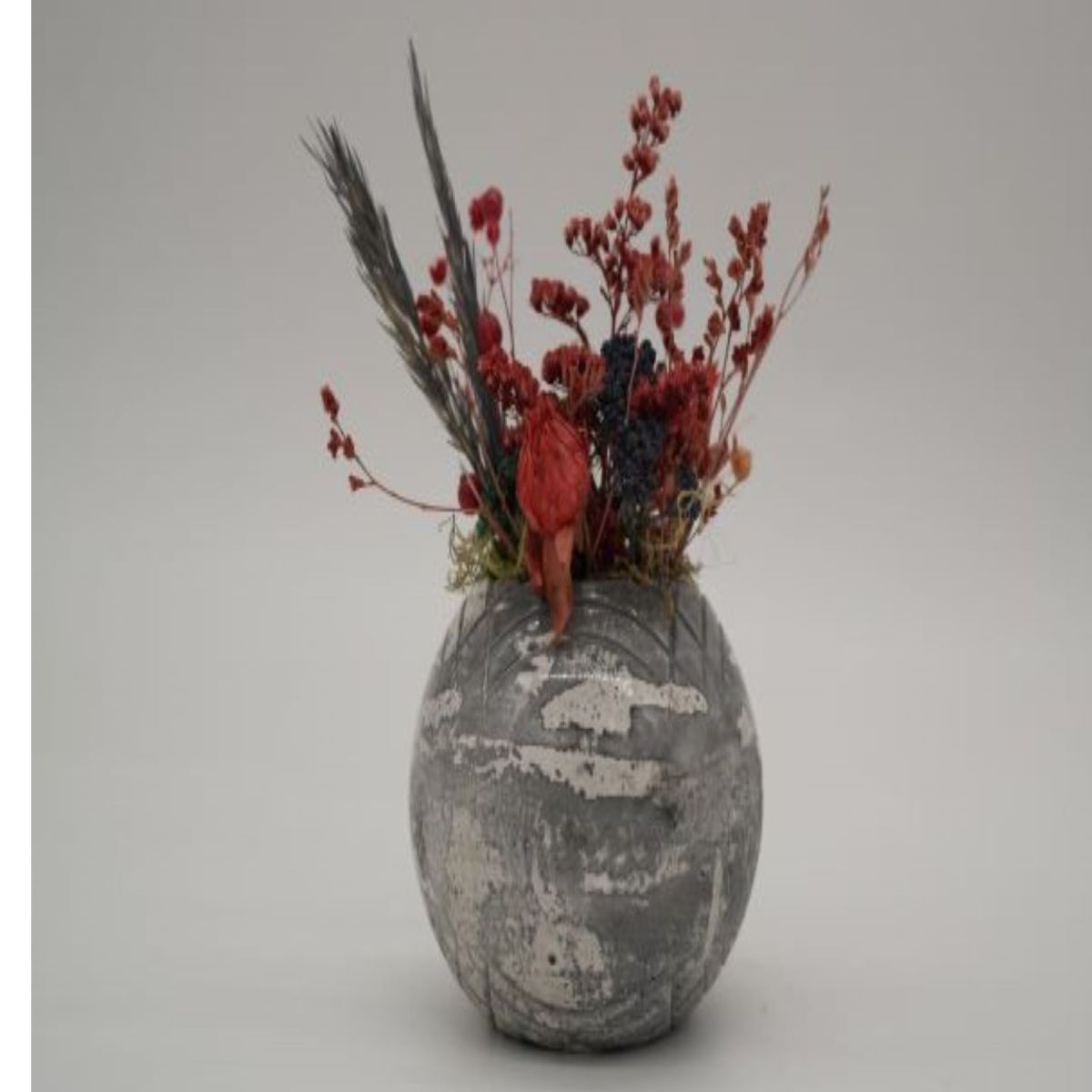 Ghiveci decorativ cu flori artificiale, homs seria A620,17x5.5x9 cm,30335