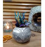 Ghiveci decorativ cu flori artificiale, homs seria A620,17x5.5x9 cm,30335