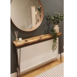 Masuta hol intrare, suport calorifer, seria A-620,lemn, Homs, 115 x 19 x 85cm,30171