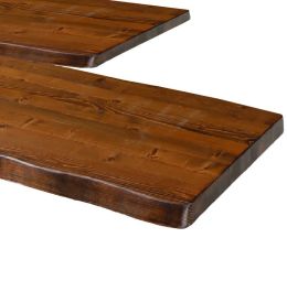 Set Masa wooden cu 4 Scaune Bucatarie,  Nuc/negru,140x80 cm, 30675SET