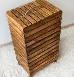 Cos pentru rufe din lemn, Washing Homs,65x25x35 cm