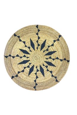 Covor rotund iută Bolero Homs, 90X90 cm,10104