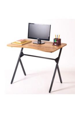 Resigilat:Masa pentru laptop Atlantic Homs 90 x 60 x 72 cm, nuc-negru