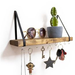 Raft de perete lemn,seria wood Homs 40 x 9 cm,700043