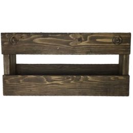 Suport vin din lemn,seria wood,Homs ,60 x 12 x 25 cm ,700053